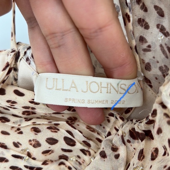 ❌SOLD❌ Ulla Johnson Hazel Gown in Leopard Ikat Dot - Picture 15 of 15